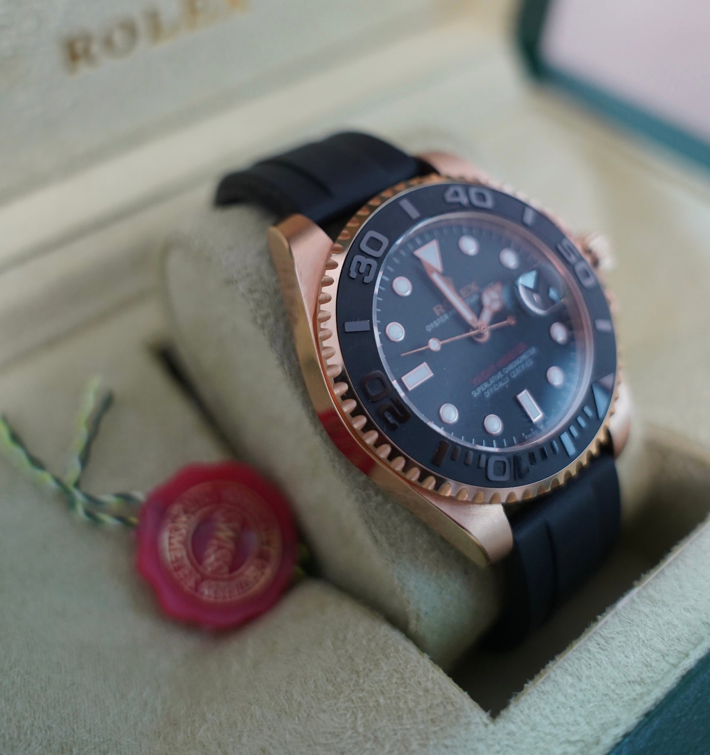 41 mm رولكس سابمارينر روزجولد رابر سوبر كواليتي