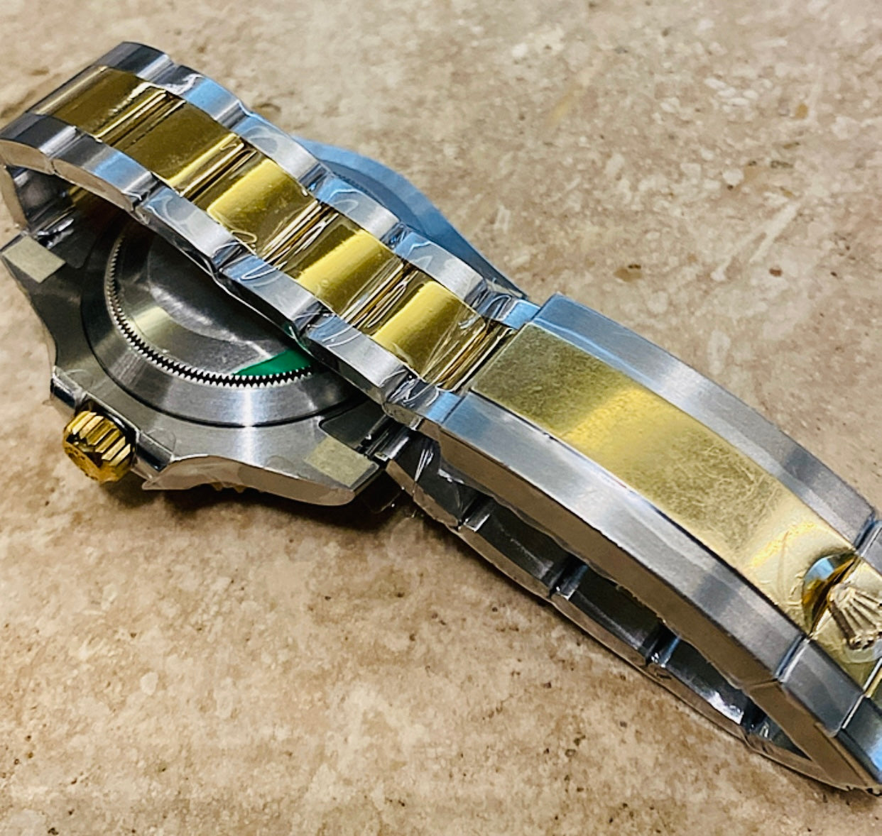 رولكس سابمارينر تو تون دايل و بيزيل ازرق - كلين طبق الاصل ماكينة سويسري