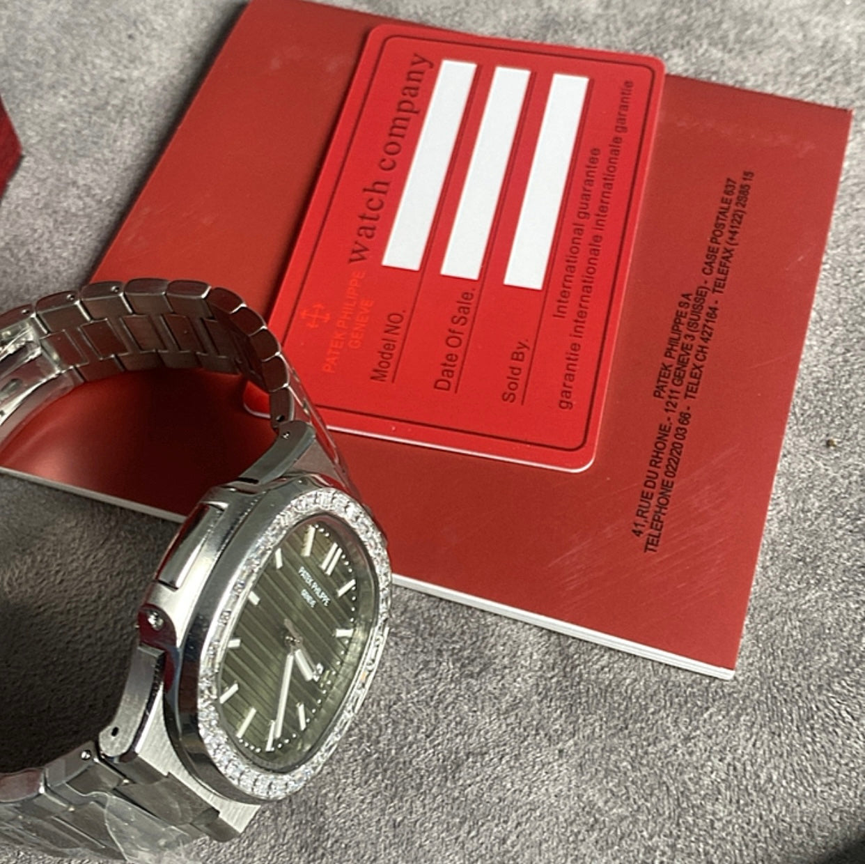 باتيك فيليب نوتلس مينا زيتوني ، طرق الماس