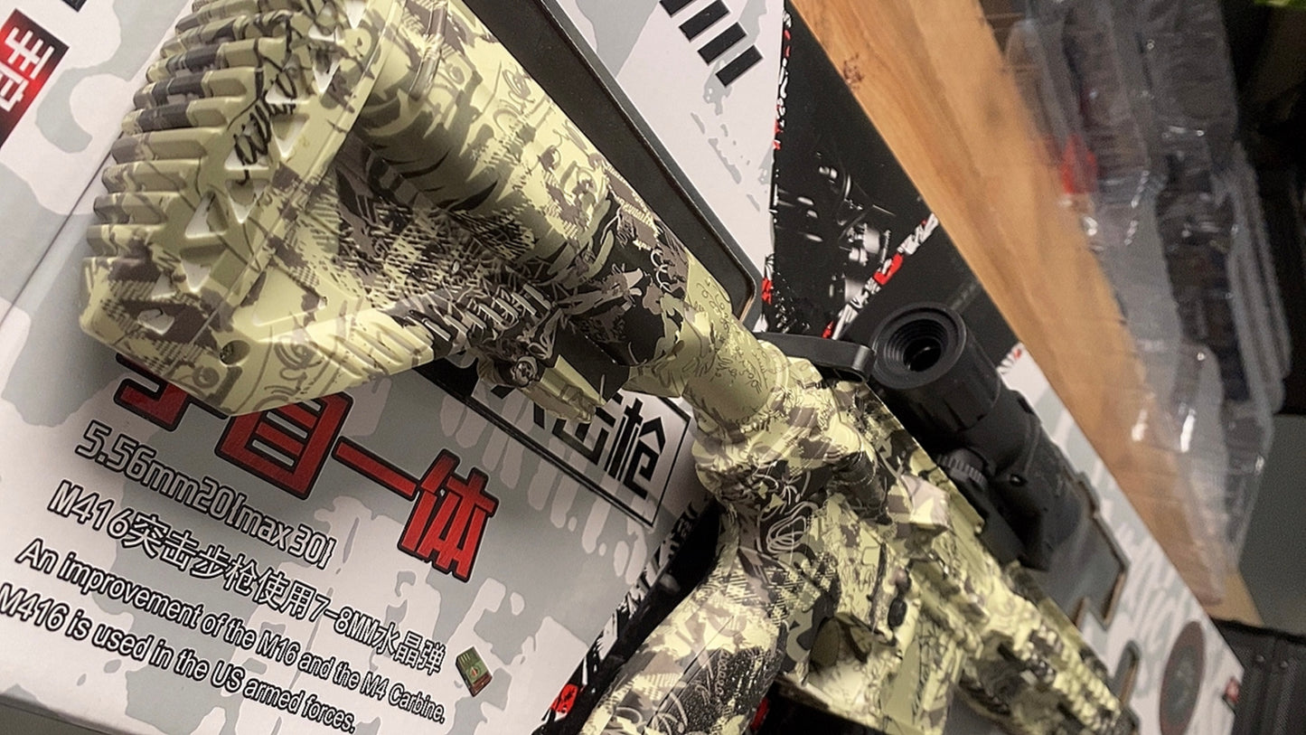 رشاش بابجي للاطفال - طلق بكرات الماء امن + ما يسبب اوساخ بالمنزل