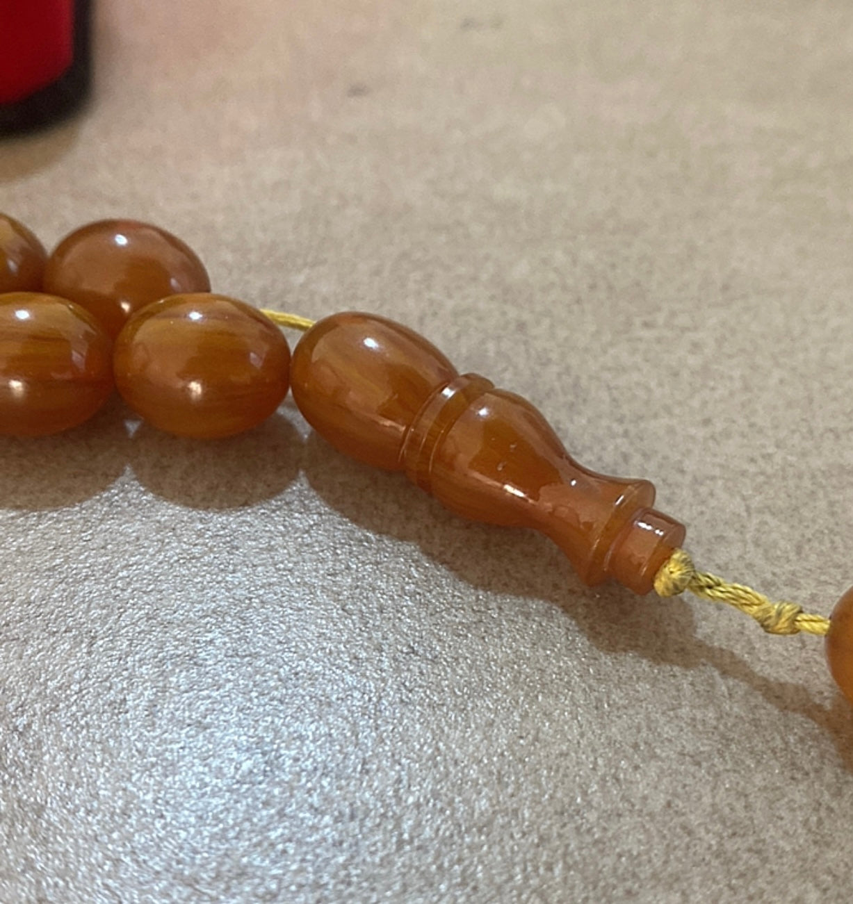 سبحة سندلوس حجر قديم اكثر من 50 سنة s45