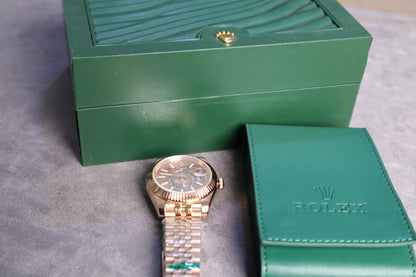 رولكس سكاي دولر جراند ماستر فول روز جولد - درجة اولى