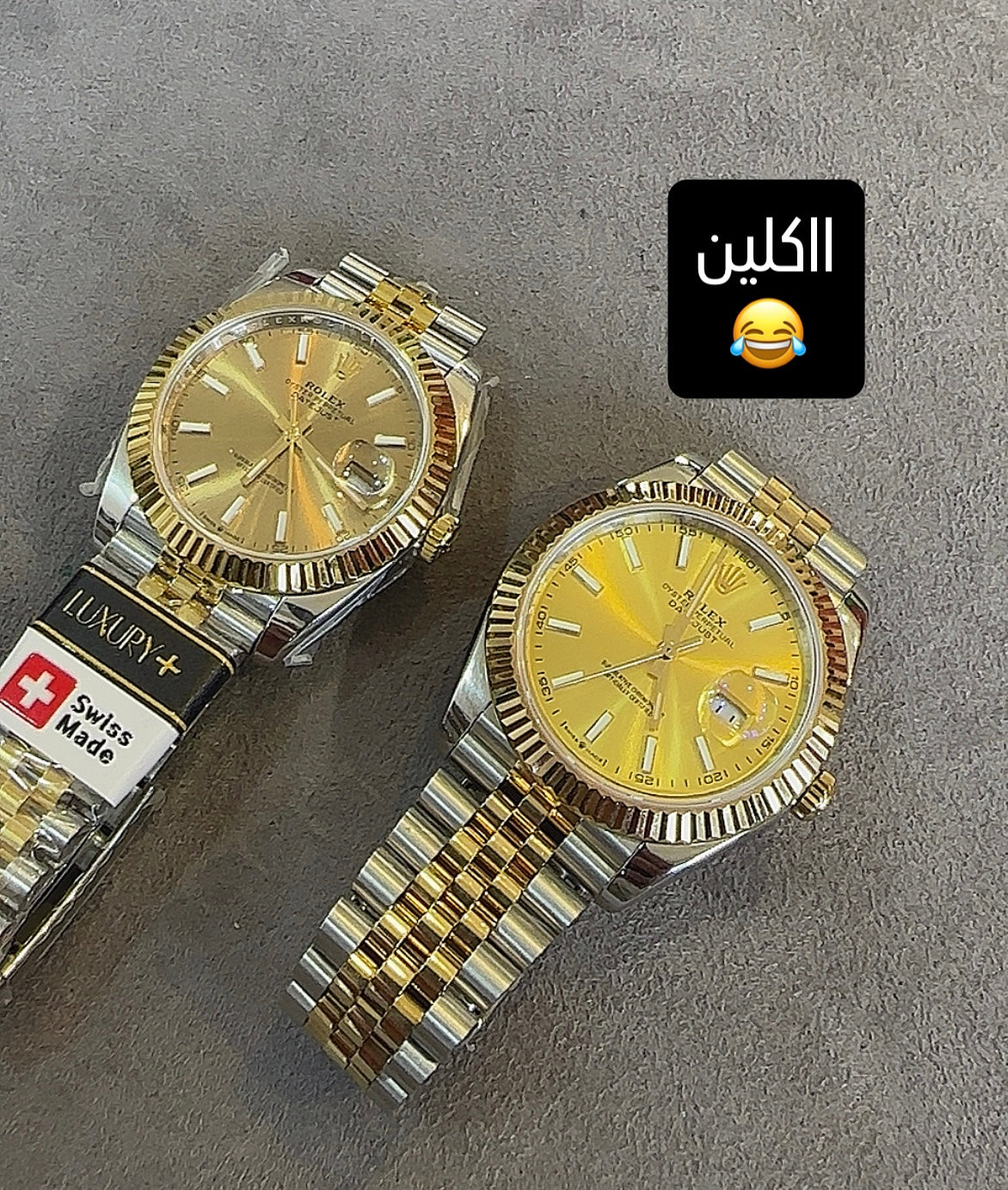 رولكس دايت جست مينا ذهب - معمل لاكجري بلس السعر 3 مليون لأول شخص