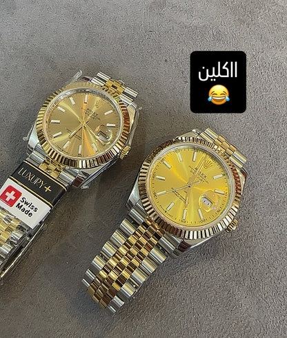رولكس دايت جست مينا ذهب - معمل لاكجري بلس السعر 3 مليون لأول شخص