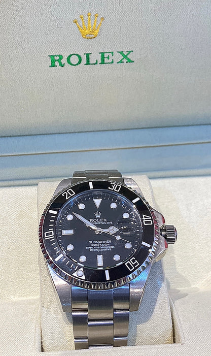 41 mm رولكس سابمارينر اسود اصدار ٢٠٢٤ كلين تايتل + الكارد الذكي الجديد