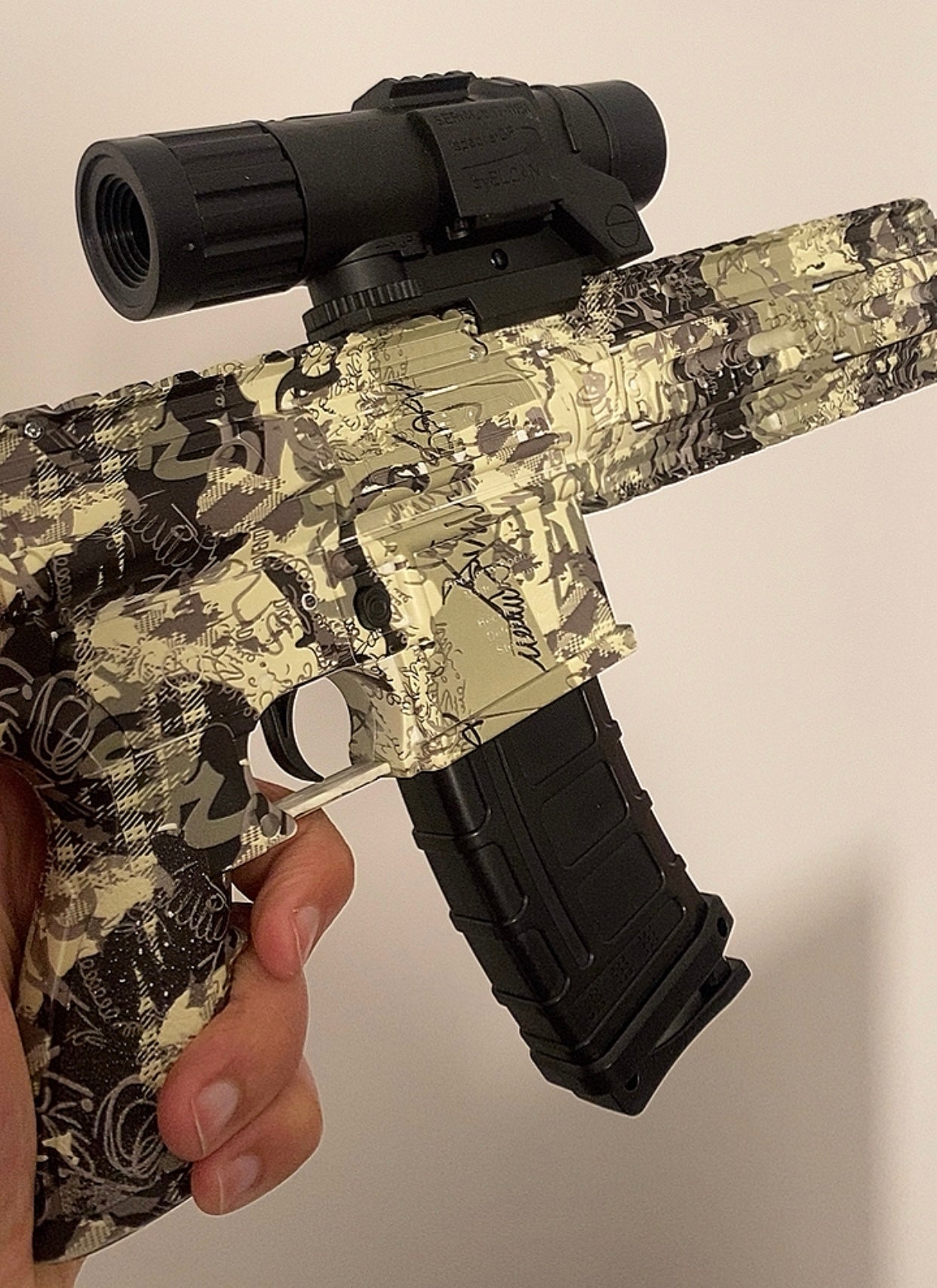 رشاش بابجي للاطفال - طلق بكرات الماء امن + ما يسبب اوساخ بالمنزل