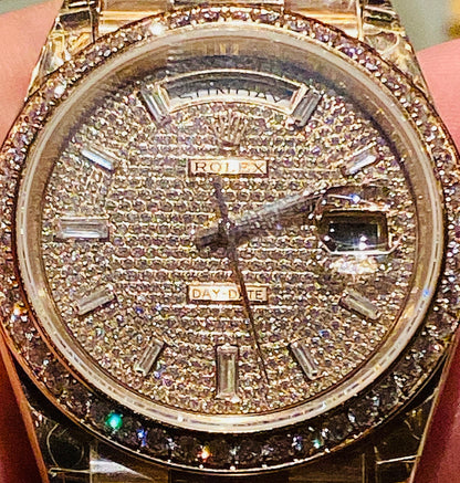 روليكس داي ديت مينا باڤيد - ساعة نادرة جدا - الساعة كليون طبق الاصل ماكينة سويسري (ووزجولد)