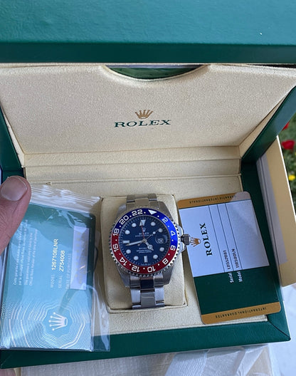 43 mm رولكس ببسي مينا كحلي