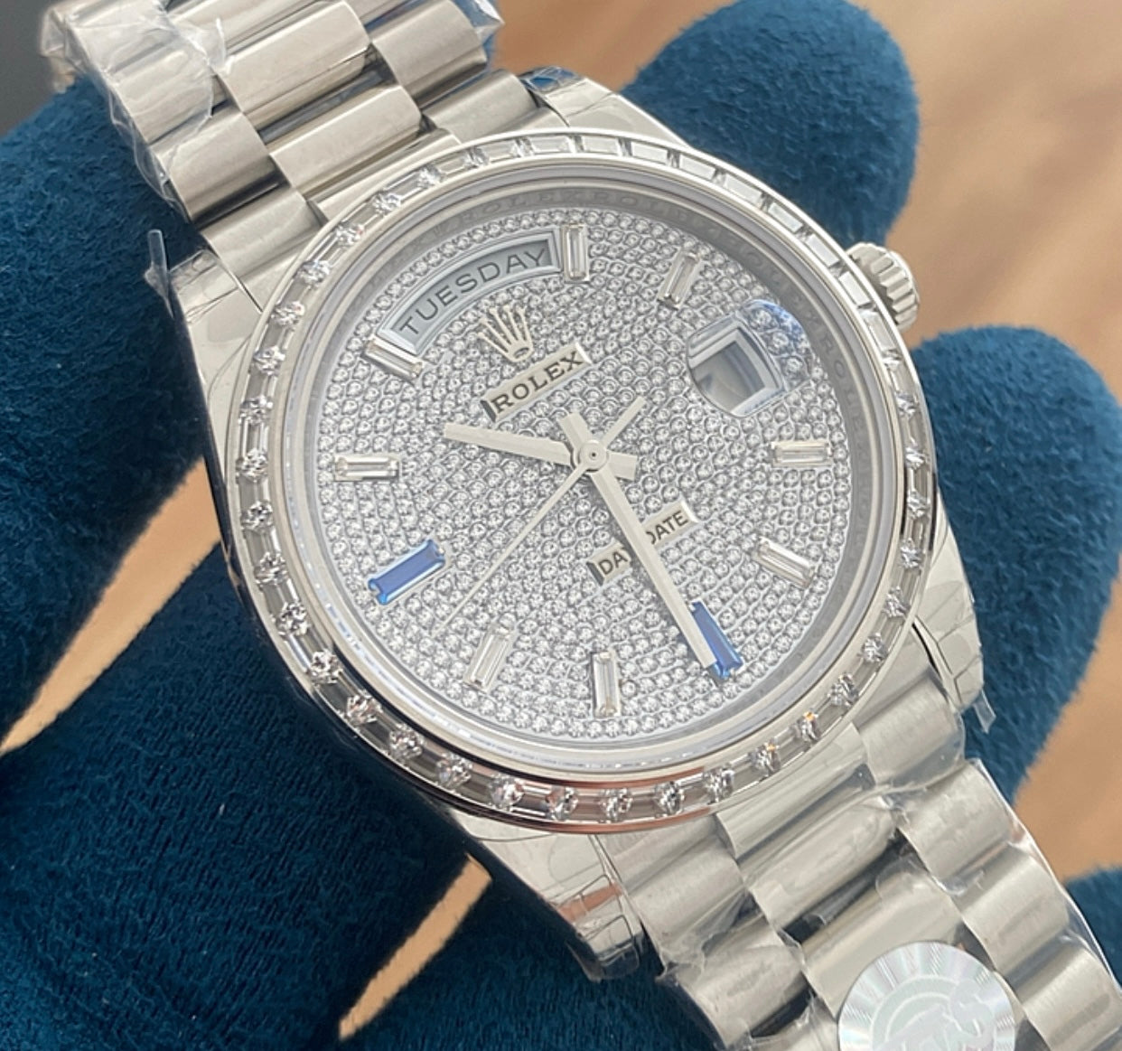 رولكس داي ديت باڤيدكلين طبق الاصل ماكينة سويسري حبة واحدة في العراق