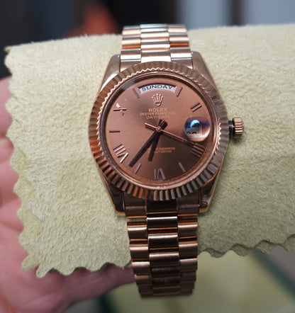 40 mm رولكس داي ديت روز جولد سوبر كواليتي
