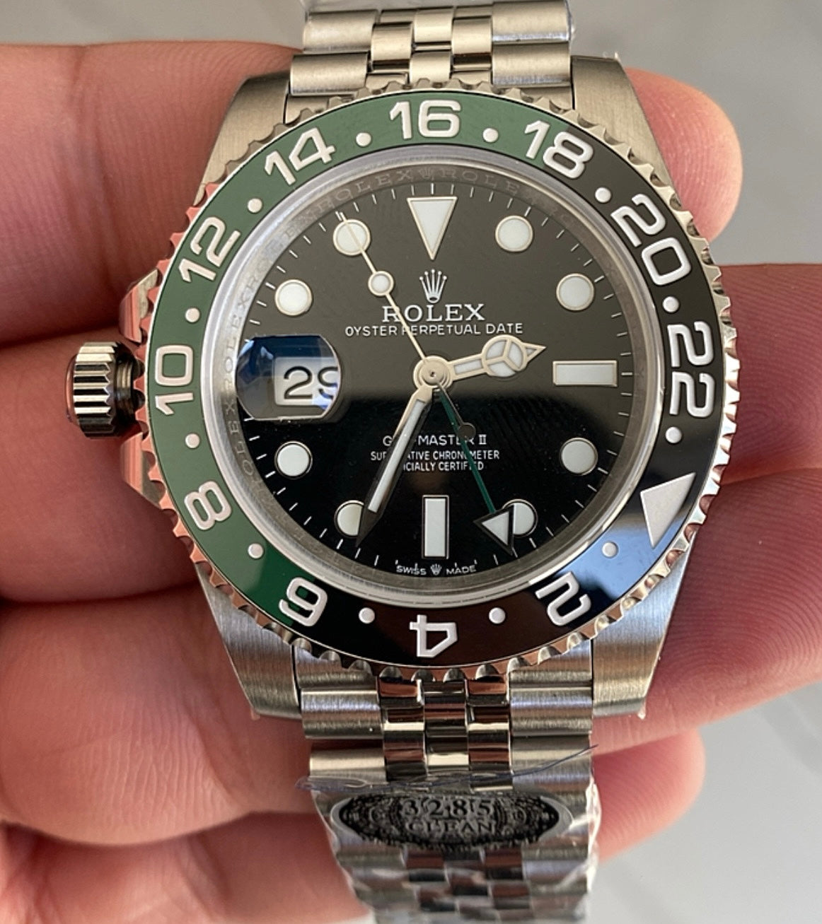 رولكس سيرايت كلين طبق الأصل / اصدار خاص الكراون يجي عاليمين