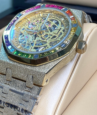 Audemars Pigue  Rainbow 41 mm  (كلين تايتل)