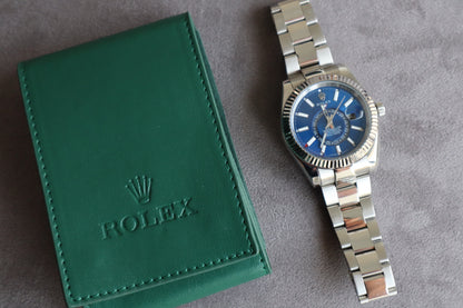 رولكس سكاي دولر مينا ازرق - الأعلى طلباً جودة الساعة جراند ماستر