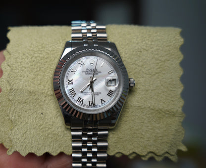 41 mm رولكس داي جست سلڤر ابيض سوبر كواليتي