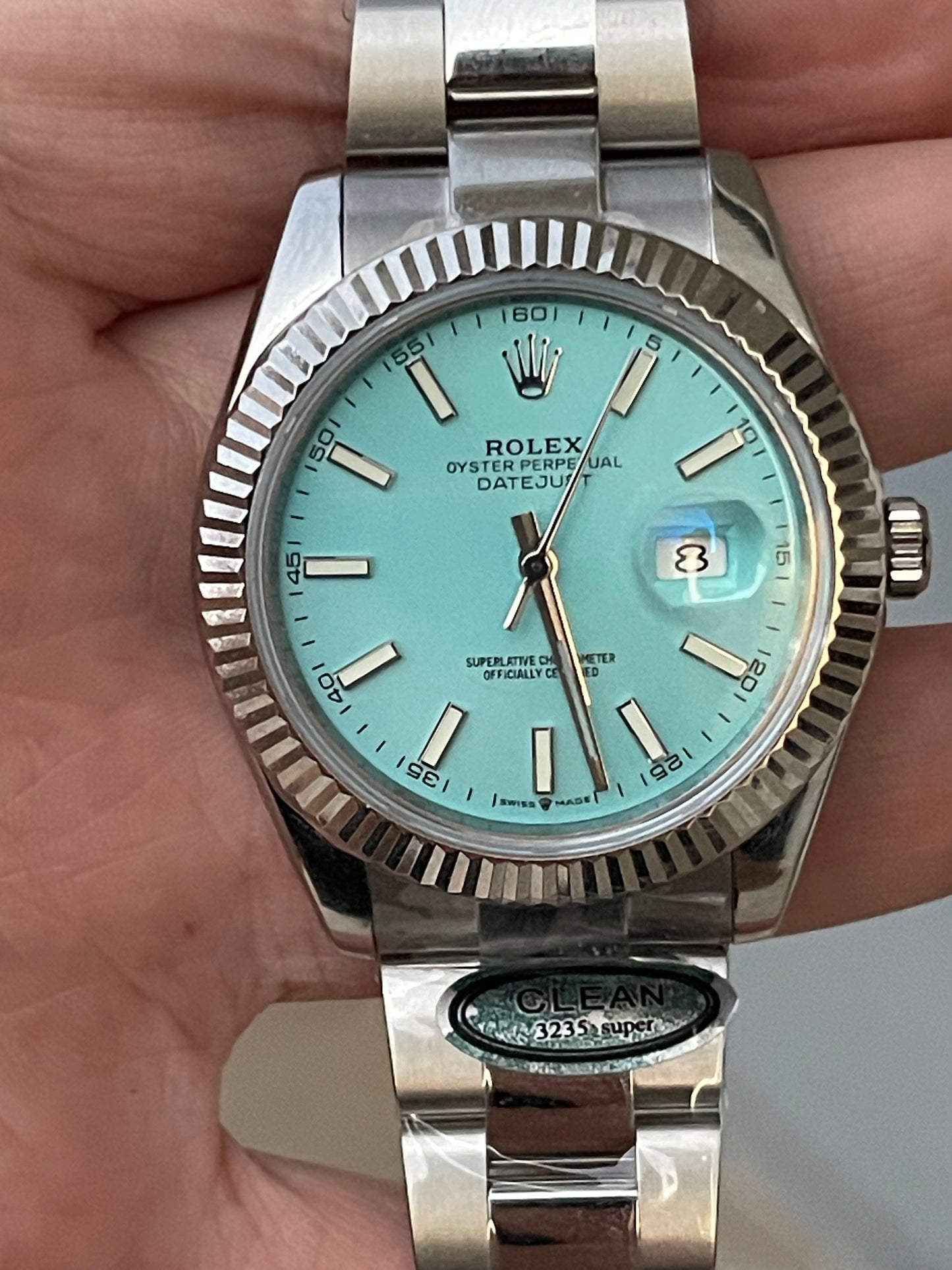 رولكس دايت جست تيفاني كلين طبق الأصل