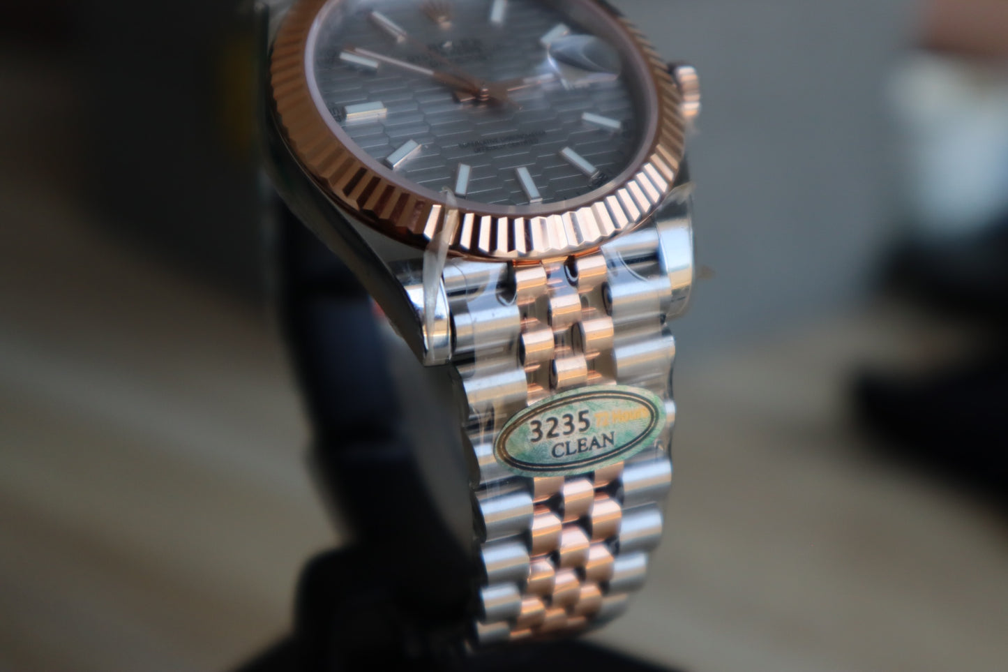 رولكس دايت جاست كلين - تو تون ٢٠٢٤ طبق الأصل طلاء ذهب عيار ١٨