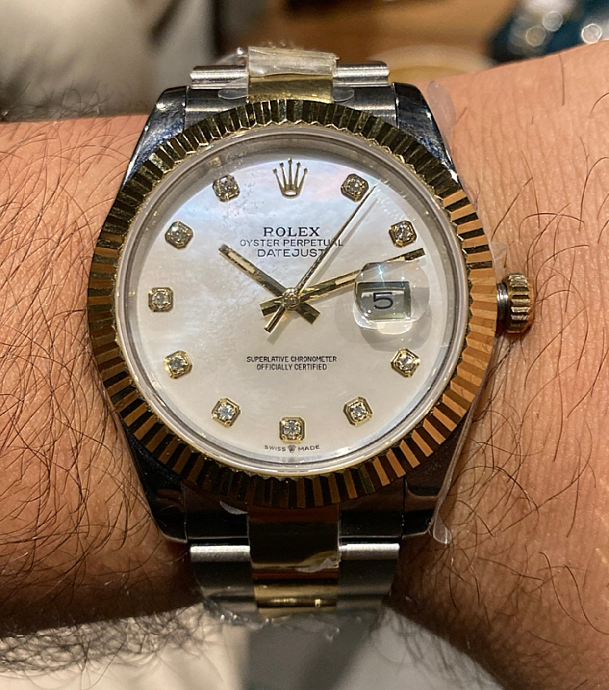 روليكس ديت جست تو تون اويستر - مينا صدق طبق الأصل ماكينة سويسري كلين