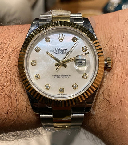 روليكس ديت جست تو تون اويستر - مينا صدق طبق الأصل ماكينة سويسري كلين