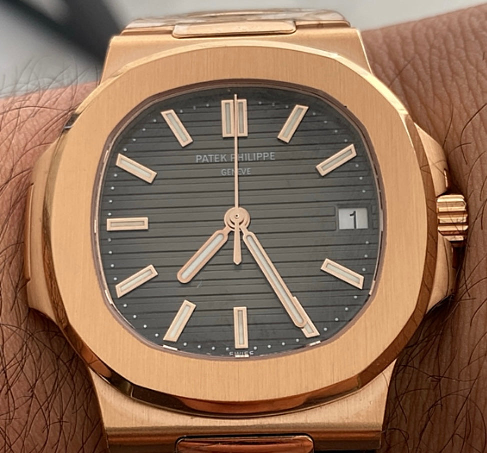 حبة واحدة كلين - باتيك فيليب نوتلس ٥٧١١ كلين طبق الأصل روززجولد