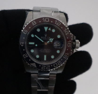 رولكس ببسي كلين - أويستر طبق الأصل سيراميك و ستانلس ٩٠٤ وماكينة سويسري