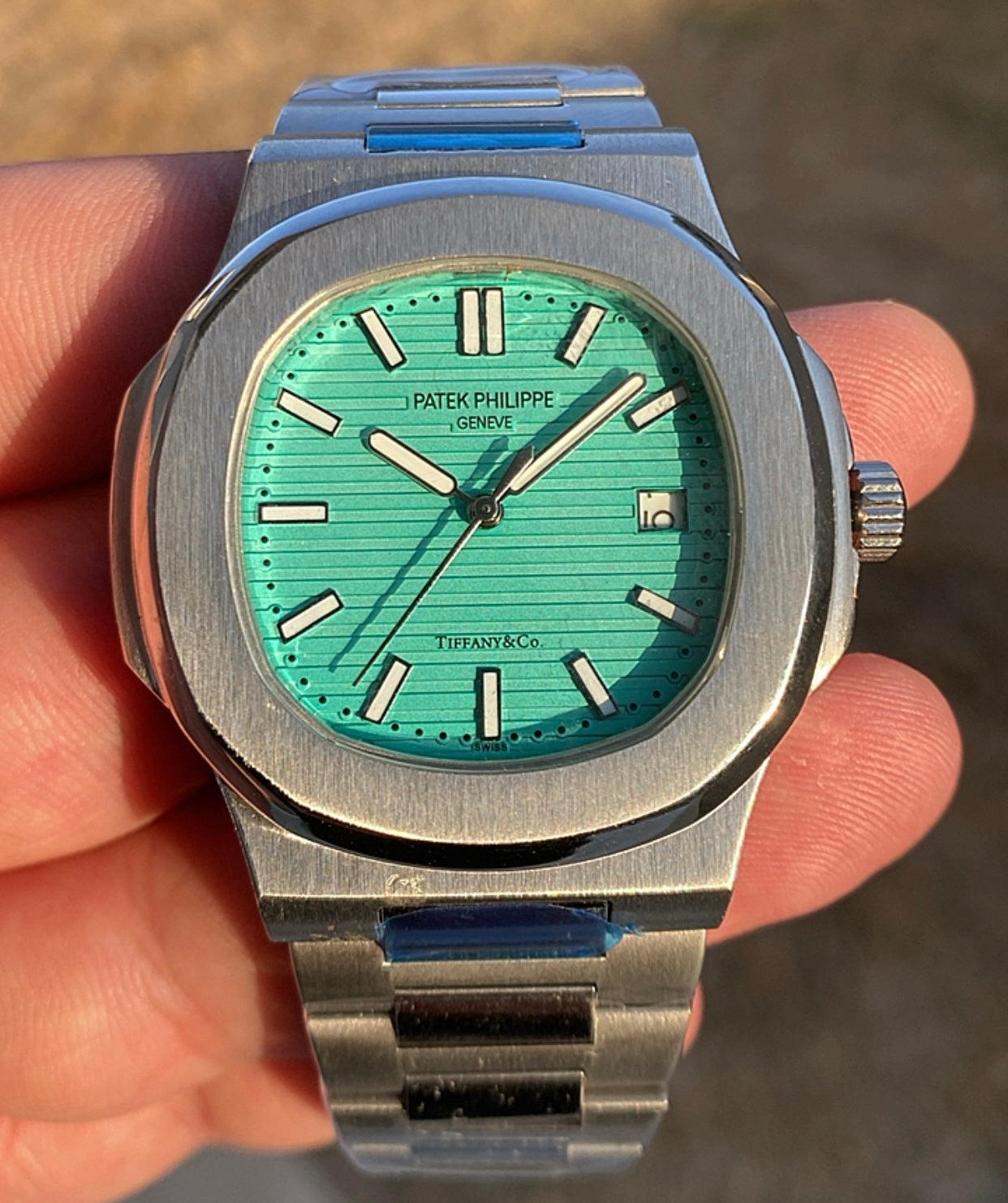 باتيك فيليب نوتلس تيفاني جراند ماستر / قطعتين فقط الاولوية للي يطلبها قبل