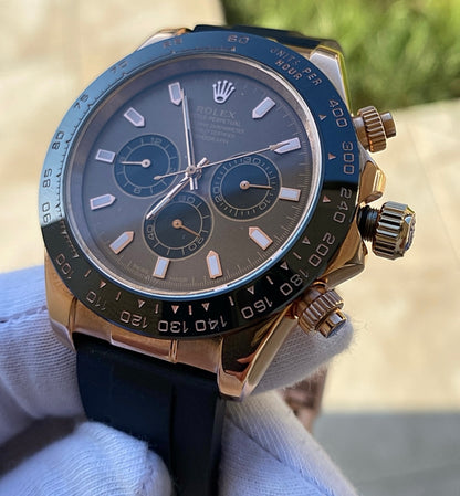 رواكس رولكس دايتونا شوكليت  ٢٠٢٤   مستعملة بحالة الجديد ماكينة سويسري