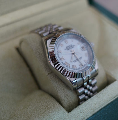 41 mm رولكس داي جست سلڤر ابيض سوبر كواليتي