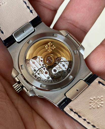 باتيك فيليب نوتلس كلين ٥٧١١ طبق الأصل جلد - نيلي