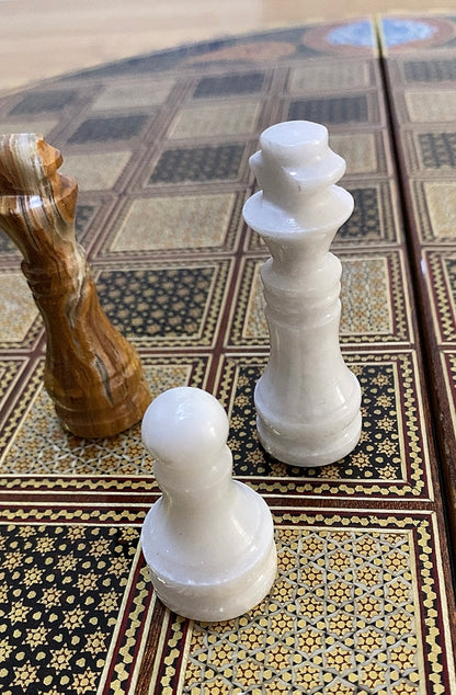 اكبر طاولي في العراق - طاولي و شطرنج صناعة يدوية تم صناعة قطعة واحدة فقط