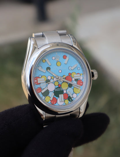 Rolex oyster perpetual celebration - متوفر قطعتين جراند ماستر (السعر بالاردني 300)