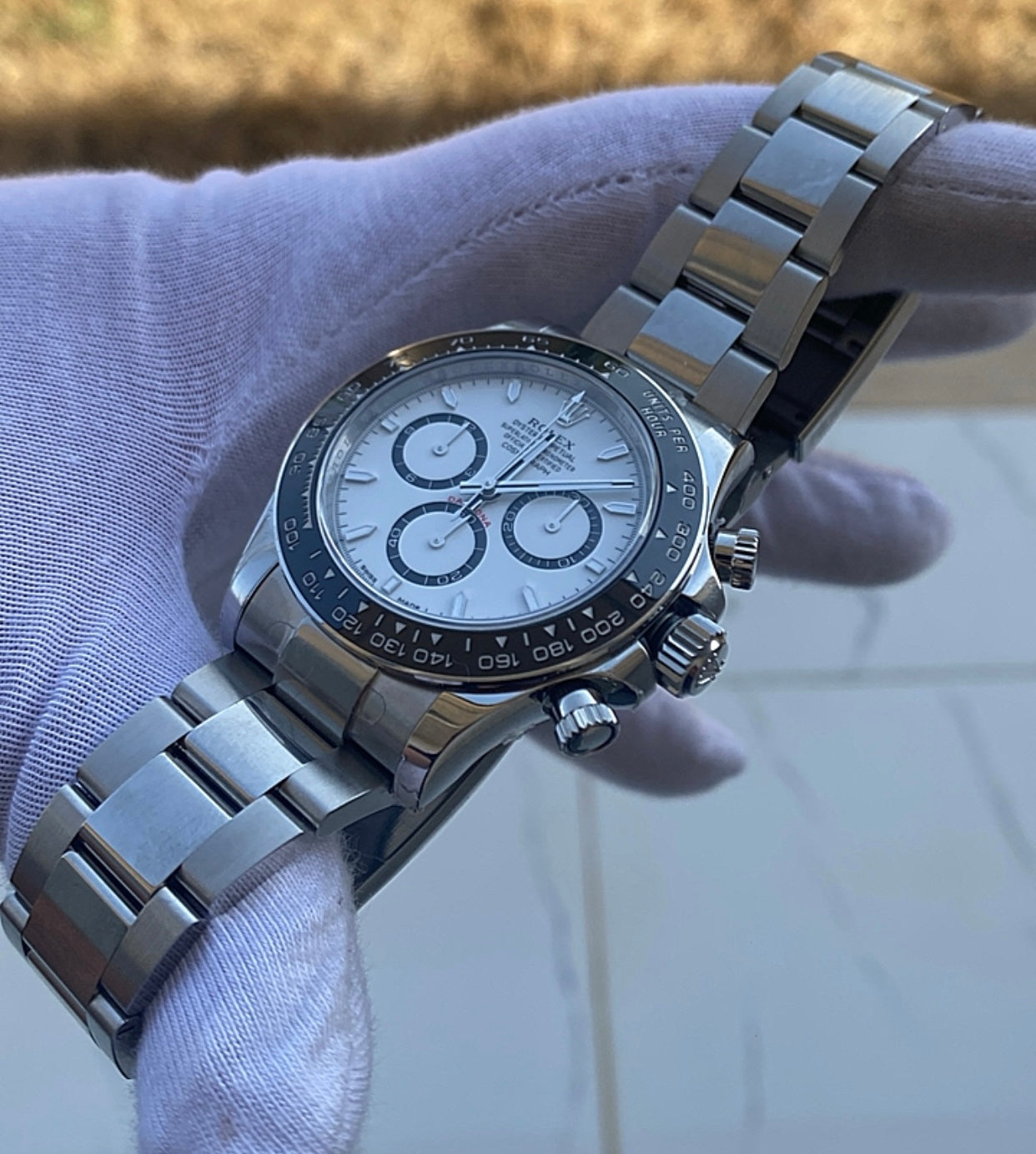 Rolex Daytona Panda Used - رولكس دايتونا باندا مستعملة بحالة الجديد
