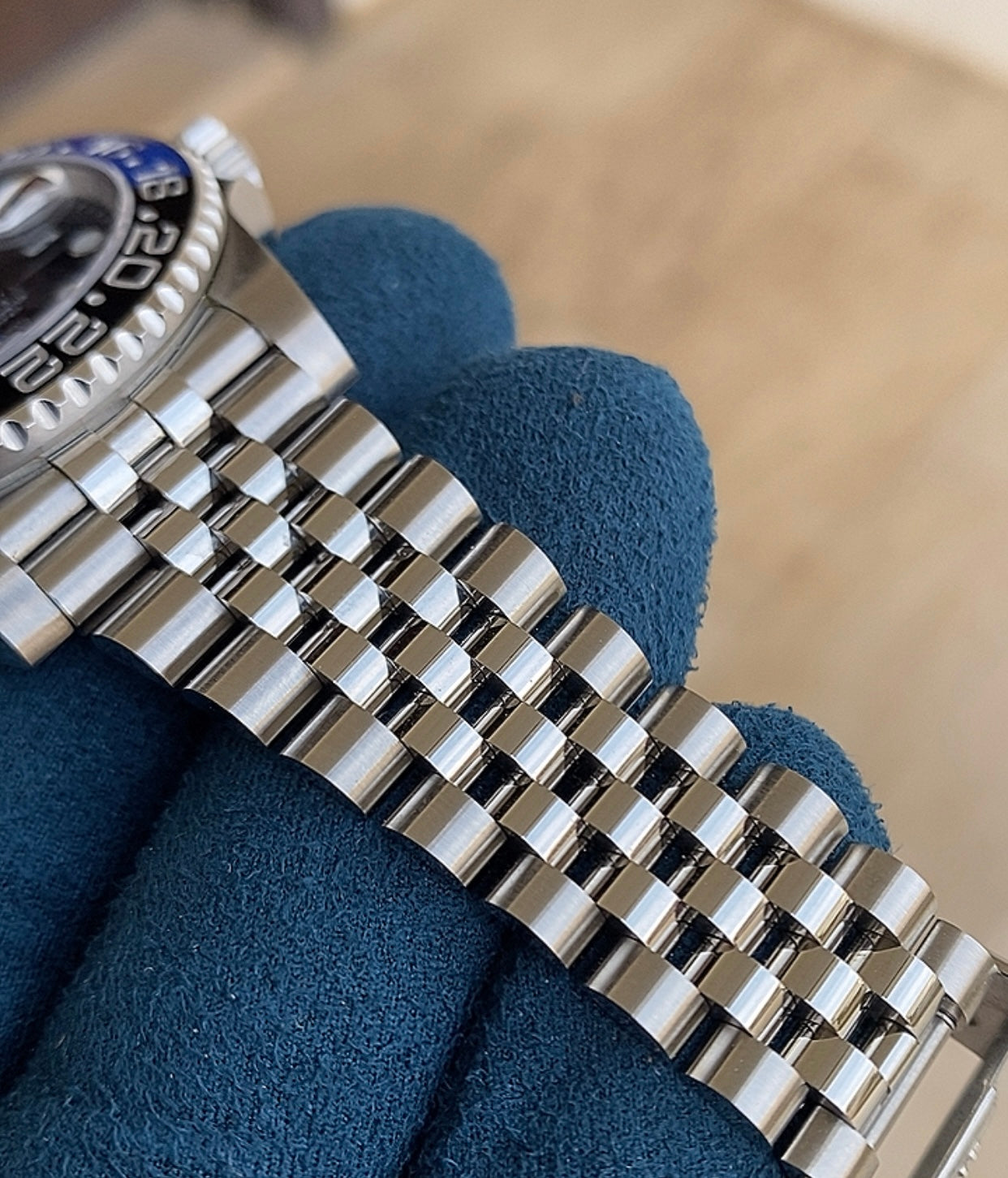 ٣٥٥٠ شيكل توصيل لفلسطين رولكس باتمان كلين طبق الأصل - سيريال حقيقي ماكينة سويسري