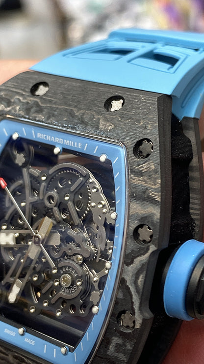 Richard Mille | RM 055 Yas Marina Circuit Blue  (كلين تايتل)