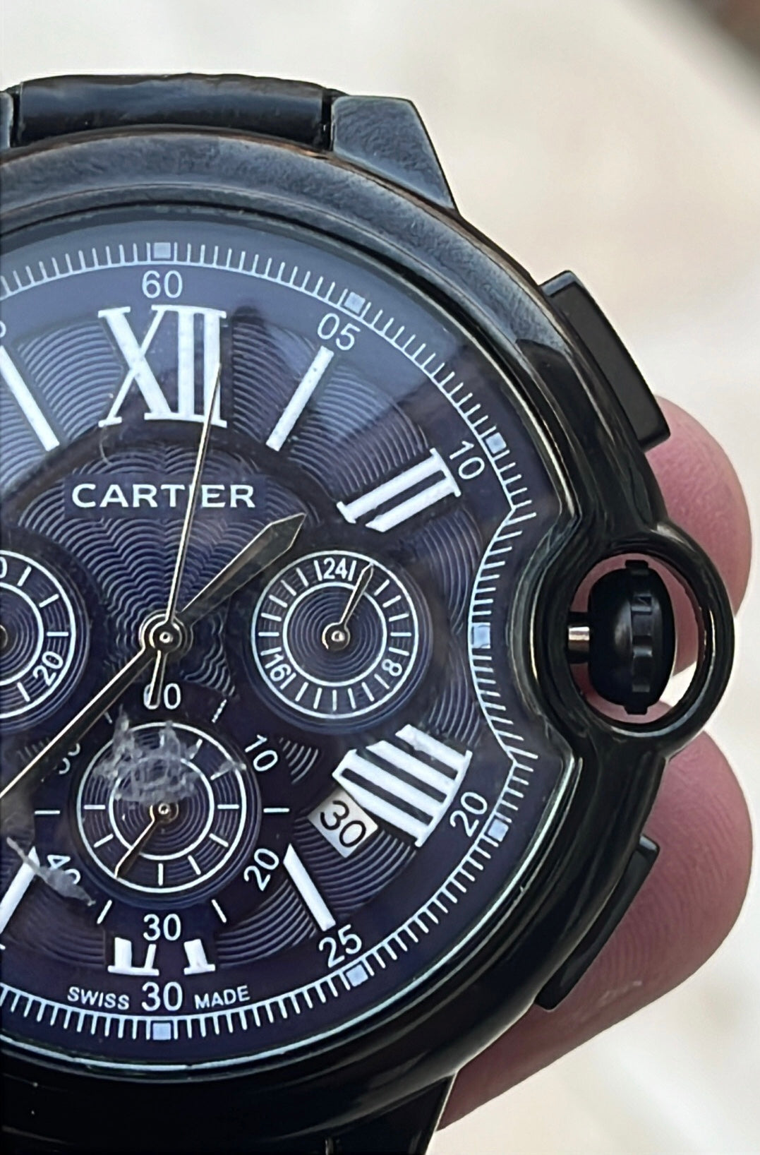 السعر بالدينار الاردني 120 دينار - ساعة كارتير صناعة تركية باله - سعرهاالأصلي ١٢ الف دولار