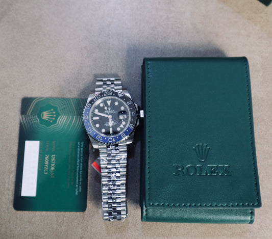رولكس باتمان كلين - سير جوبلي طبق الأصل سيراميك و ستانلس ٩٠٤ وماكينة سويسري