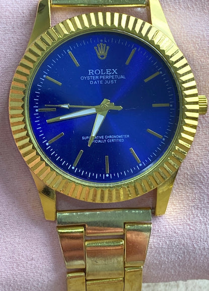 عرض ساعتين - رولكس فل بلاك + رولكس جولد اند بلو