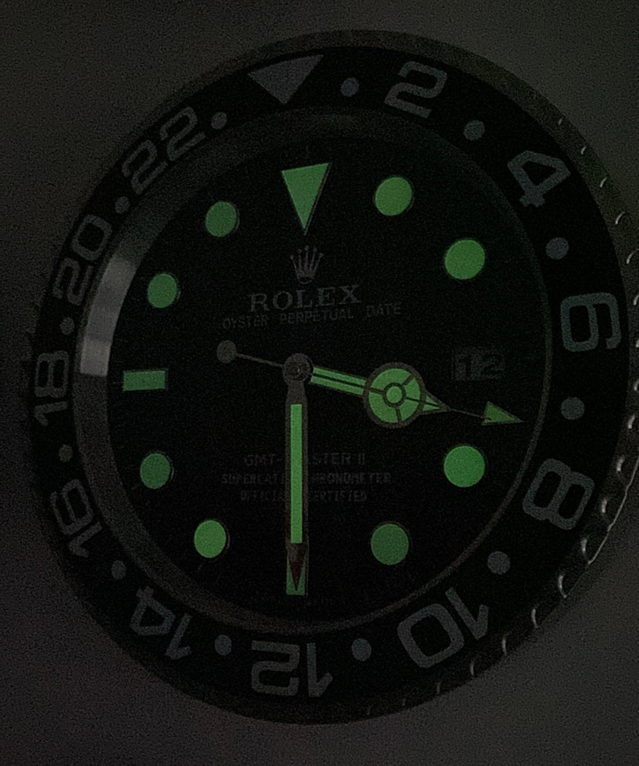 قسم رجال الاعمال - ساعة رولكس سبرايت للحائط - صناعة يدوية للمينا منفذ تاريخ و ارقام لومينوس مثّل ساعة اليد الاصلية