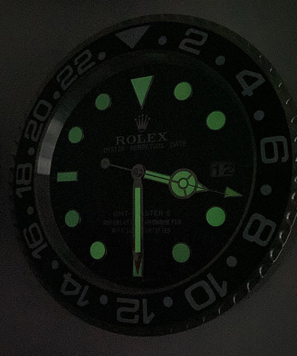 قسم رجال الاعمال - ساعة رولكس سبرايت للحائط - صناعة يدوية للمينا منفذ تاريخ و ارقام لومينوس مثّل ساعة اليد الاصلية