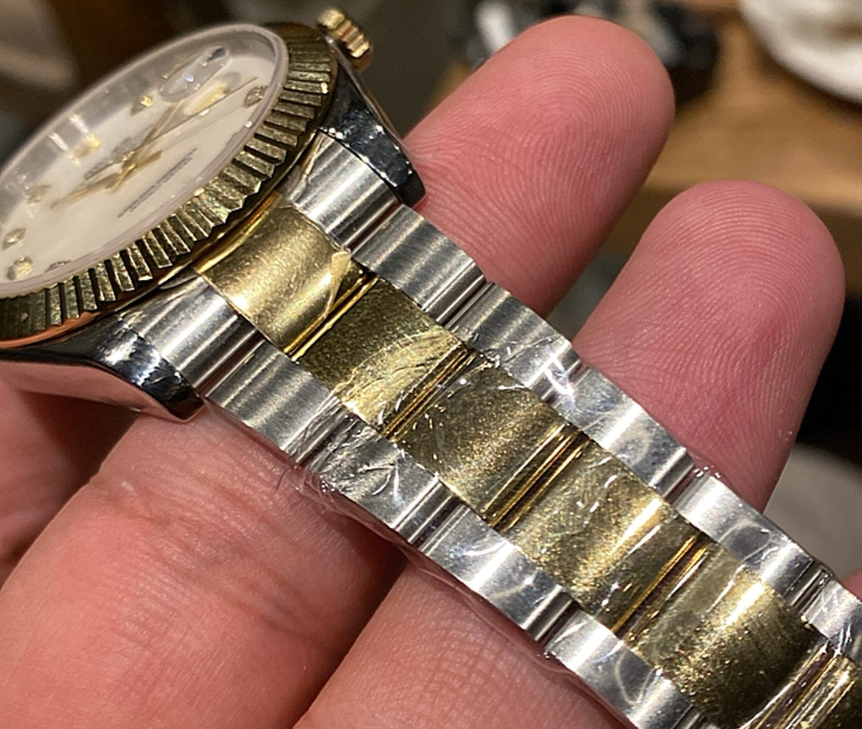 روليكس ديت جست تو تون اويستر - مينا صدق طبق الأصل ماكينة سويسري كلين