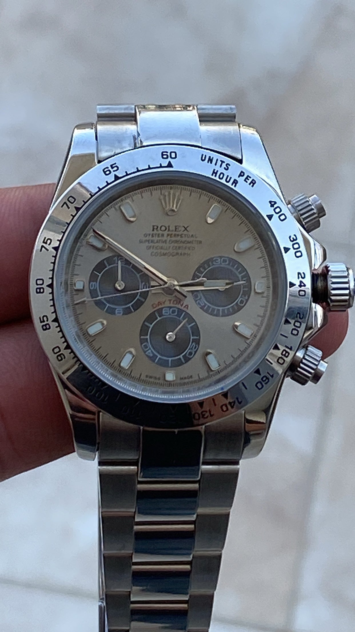 عرض الساعه رقم ١٠٠ في المتجر رح نبيعها بسعر التكلفه - دايتونا تايتانيوم اصدار ٢٠٠٧