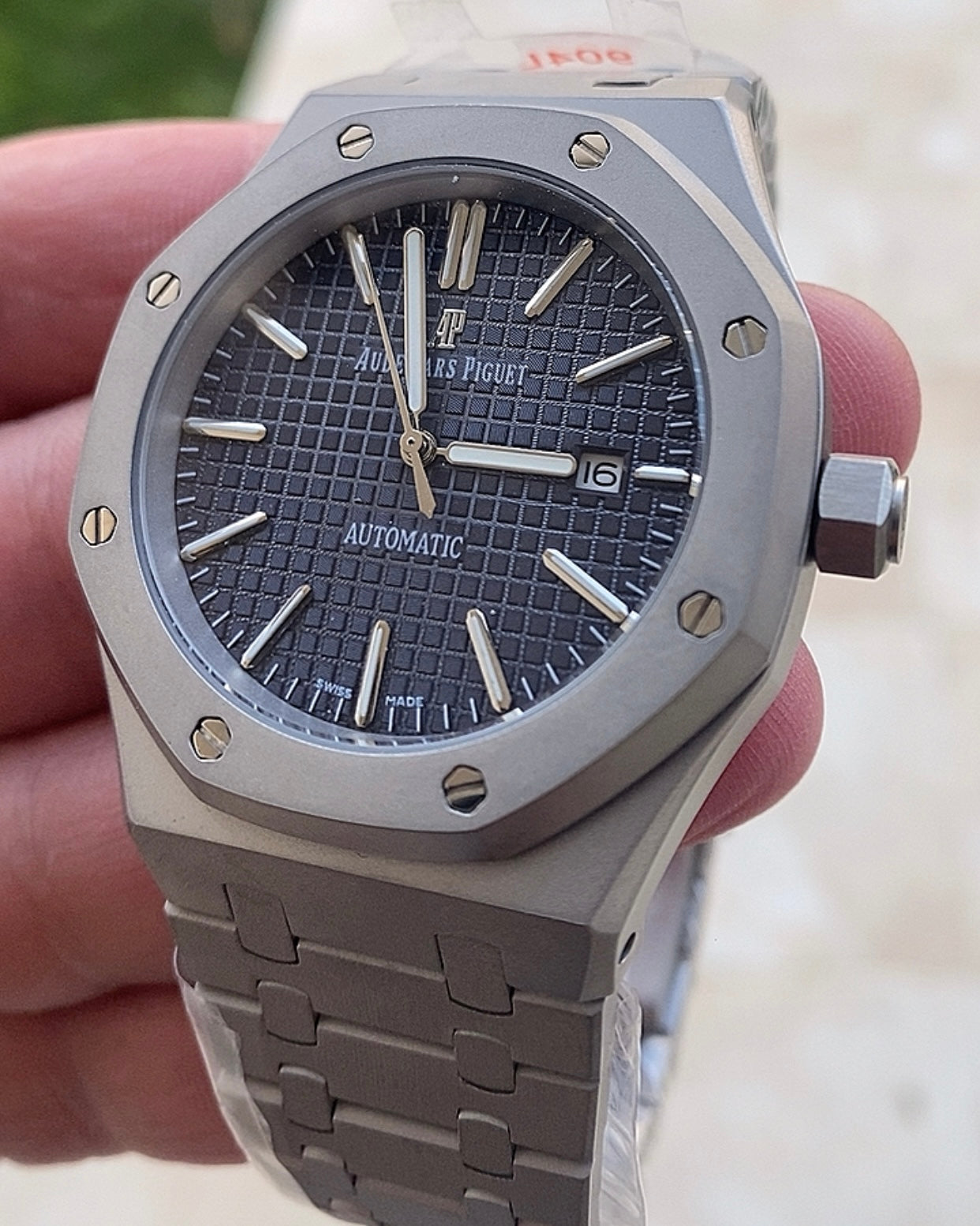AP Royal Oak black 41 mm (كلين تايتل)
