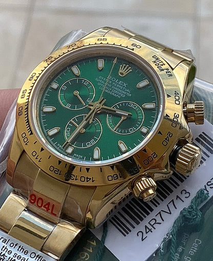 روليكس دايتونا جولد  مينا أخضر ٢٠٢٤ - كلين قطعة واحدة