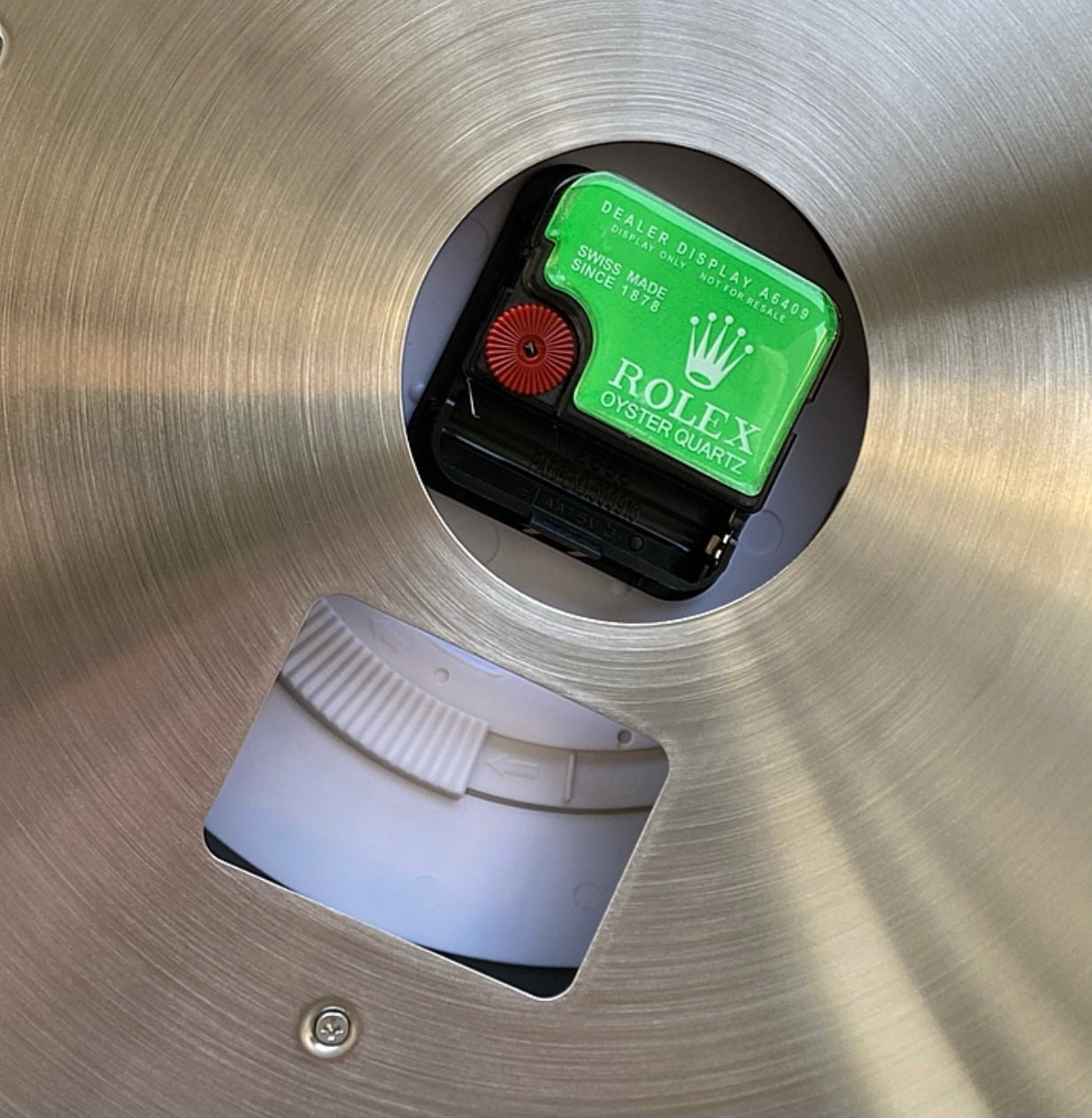 قسم رجال الاعمال - ساعة رولكس اكسبلورار للحائط - صناعة يدوية للمينا منفذ تاريخ و ارقام لومينوس مثّل ساعة اليد الاصلية