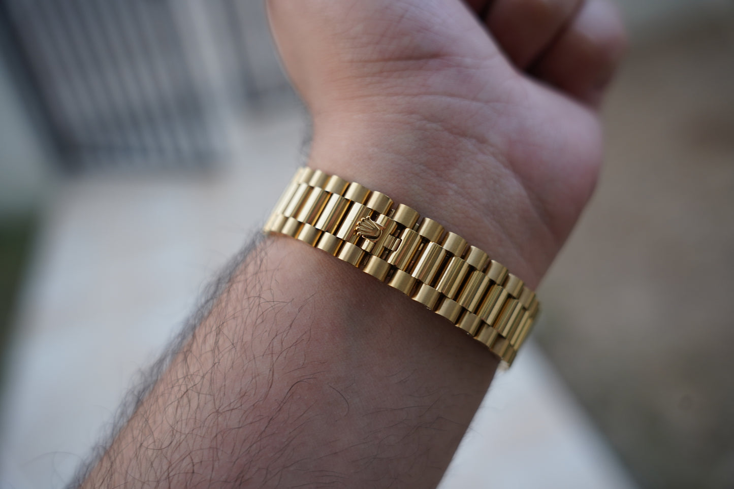 رولكس داي ديت كلين - ماكينة مطابقة و طلاء ذهب ١٨