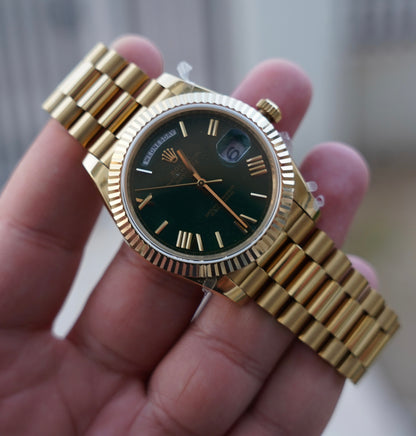 رولكس داي ديت كلين - ماكينة مطابقة و طلاء ذهب ١٨