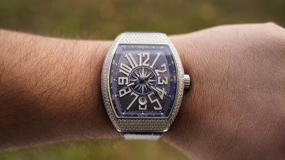 franck muller vanguard كلين طبق الأصلية لا تميز بنفس لمعة الالماس الاصلي احجار نقية