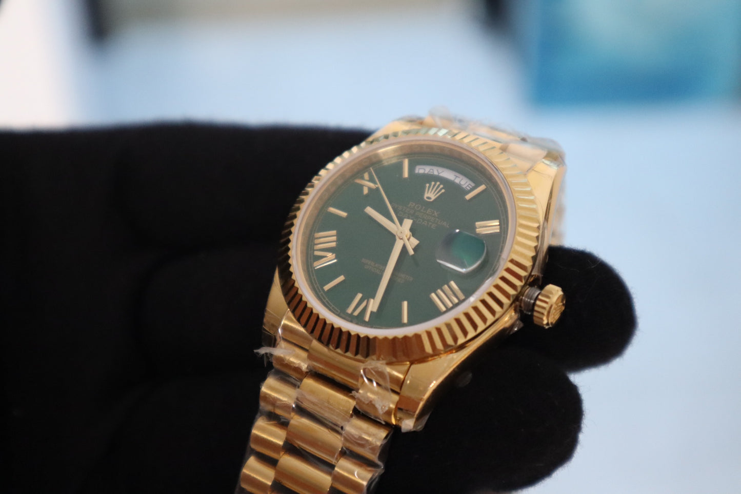 DayDate Yellow Gold - قطعة وحدة كلين طبق الأصل