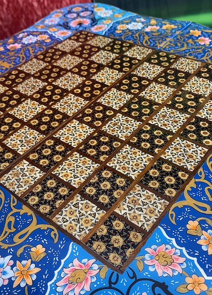 تحفة فنية صناعة يدوية - طاولي و شطرنج رسمة واحدة فقط يعني الحبة الوحيدة في العراق - احجار الطاولي و الشطرنج صناعة يدوي  بادق التفاصيل (t5)