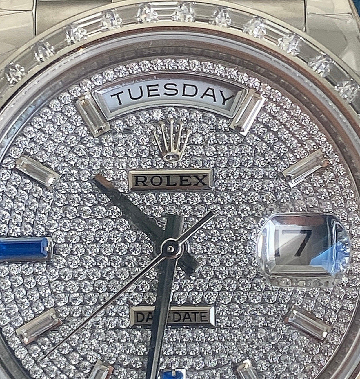 رولكس داي ديت باڤيدكلين طبق الاصل ماكينة سويسري حبة واحدة في العراق