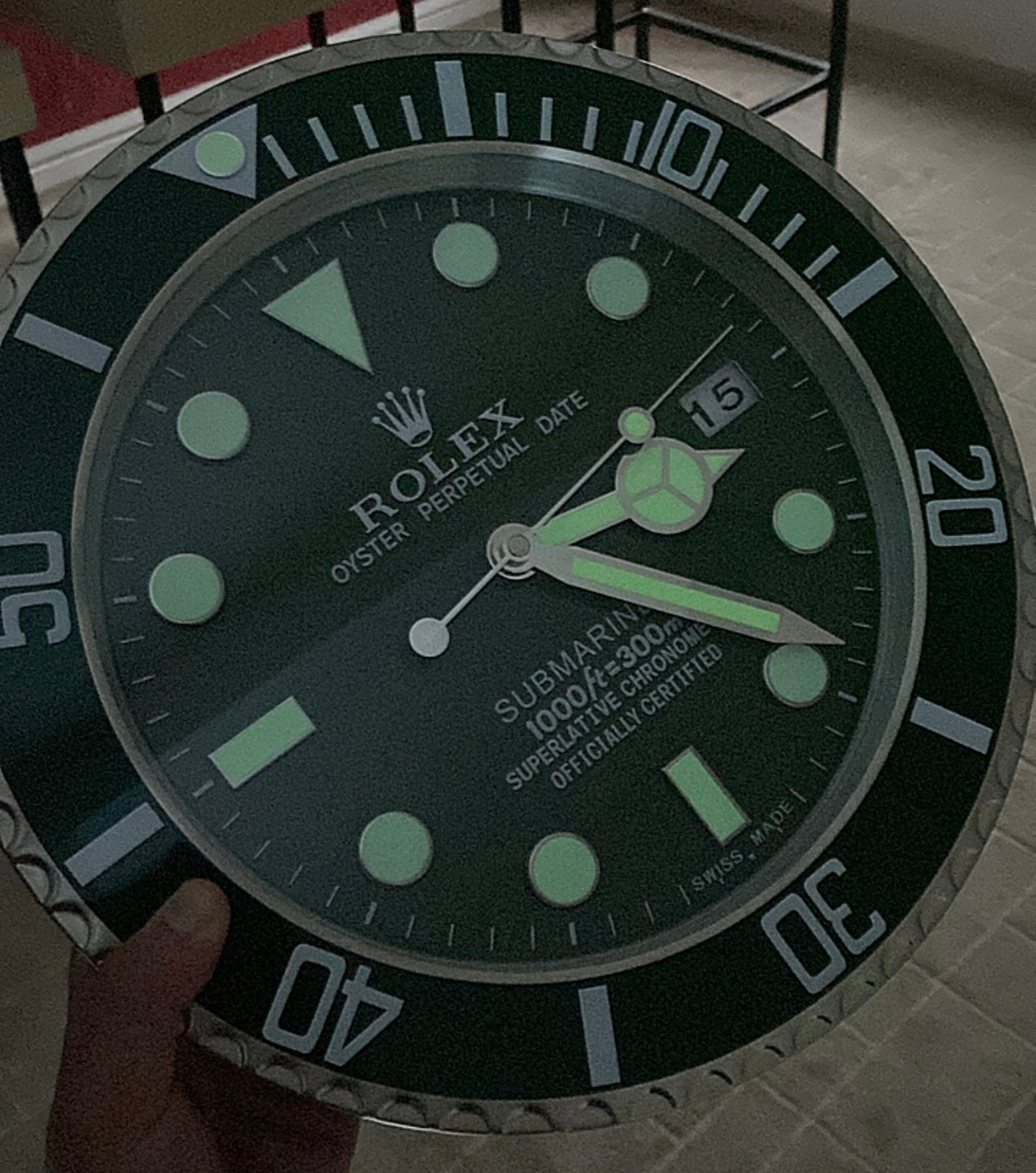 ساعة رولكس سابمارين هالك للحائط- ايكونيك لرجال الاعمال و محبين الساعات